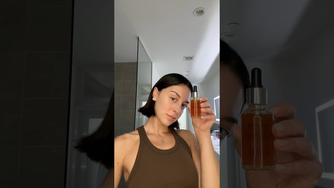 10/10 recommend and love the TAN-LUXE illuminating drops #skincare #morningroutine #shorts