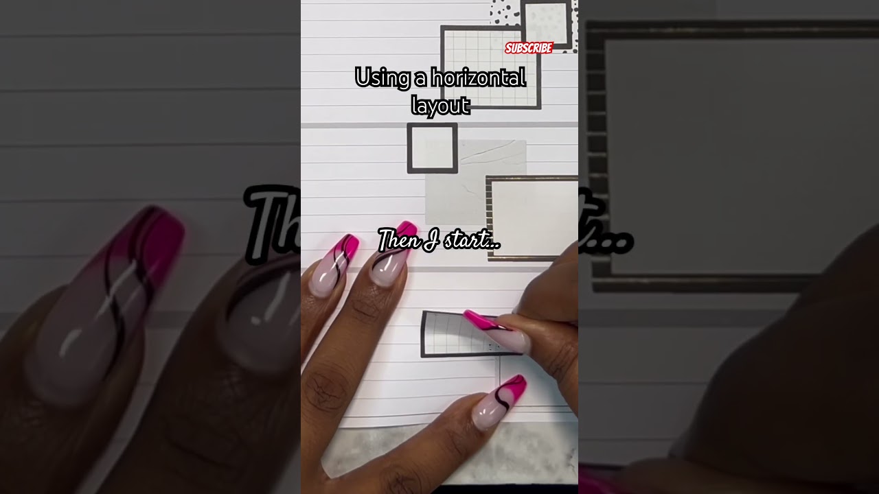 Using a horizontal layout 