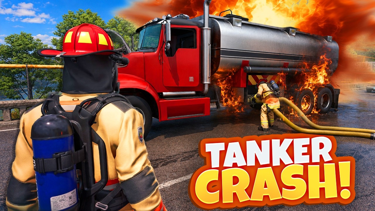 This Tanker Explosion Became a MASSIVE Rescue! (Firefighting Simulator)