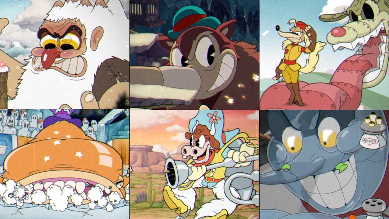 Cuphead DLC - All Bosses (Expert, No Damage, Pea Shooter only, No Ex Shoot/ Upgrade/Chalice)