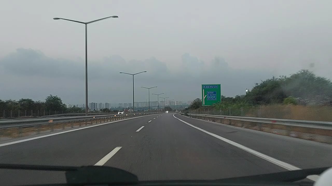 Mersin Otoban çıkışı Erdemli - Limonlu arası hızlandırılmış haliyle