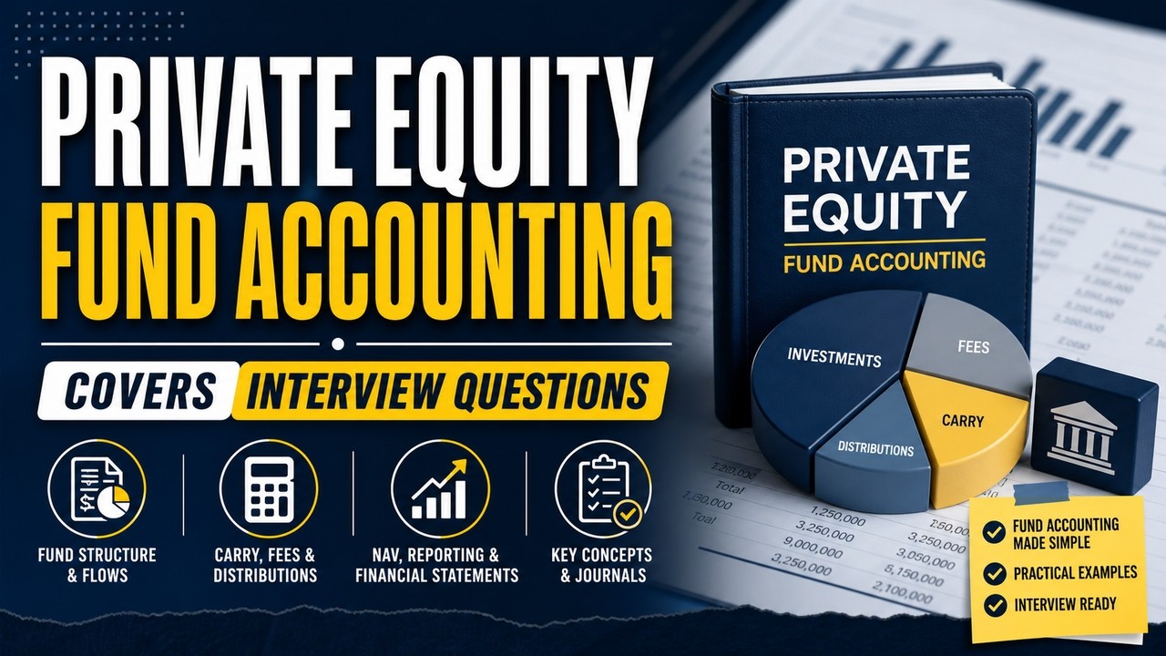 Private Equity Fund Accounting - Covers Interview questions Concepts #privateequity #fundaccounting