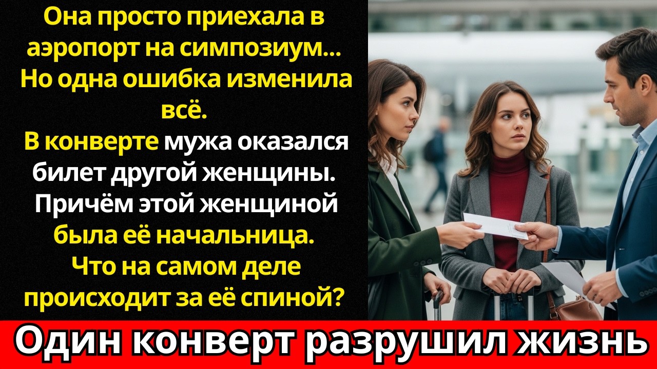 Случайный конверт раскрыл предательство мужа