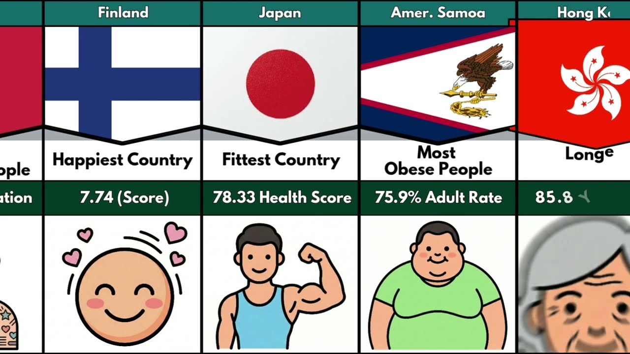 World Records by Different Countries 