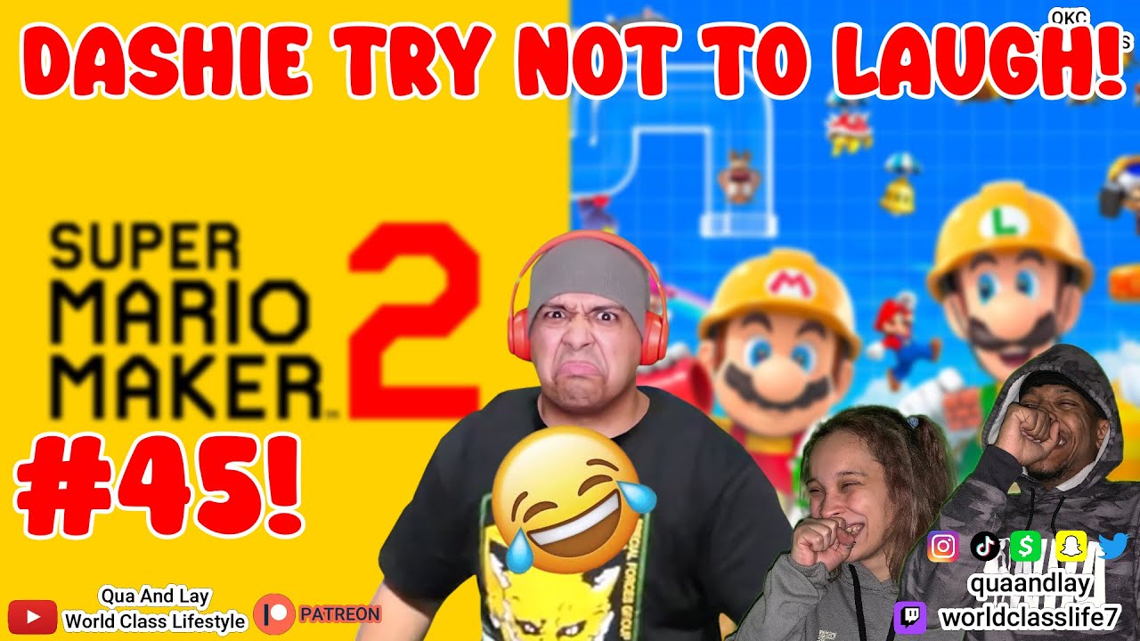 DASHIE - TRY NOT TO LAUGH! - #45! - Qua And Lay #dashiegames