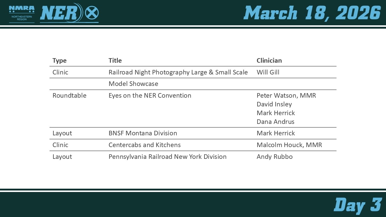 NERx - Virtual Model Railroad Convention, Day 3, March 18, 2026 part 2