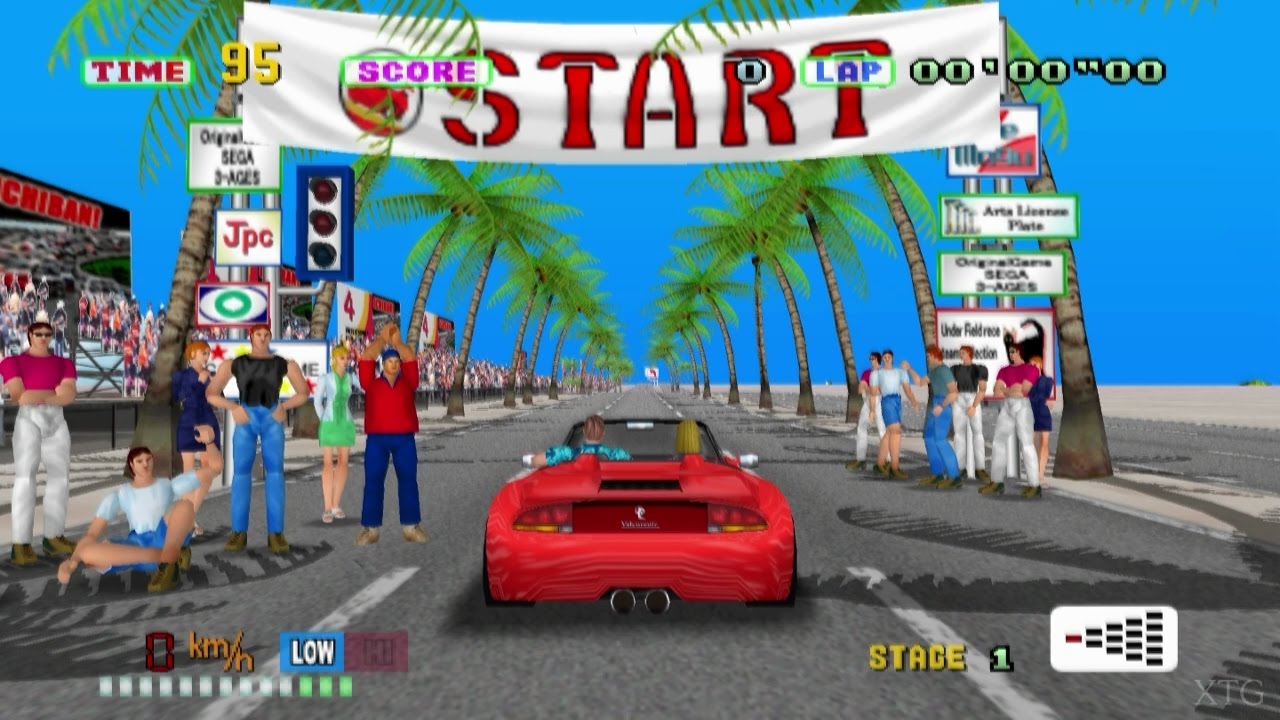 Sega Ages 2500 Series Vol. 13: OutRun PS2 Gameplay HD (PCSX2)
