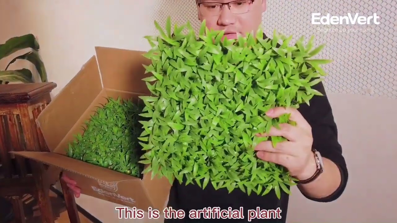Comment installer des plantes artificielles/tapis de haies artificielles pour la décoration