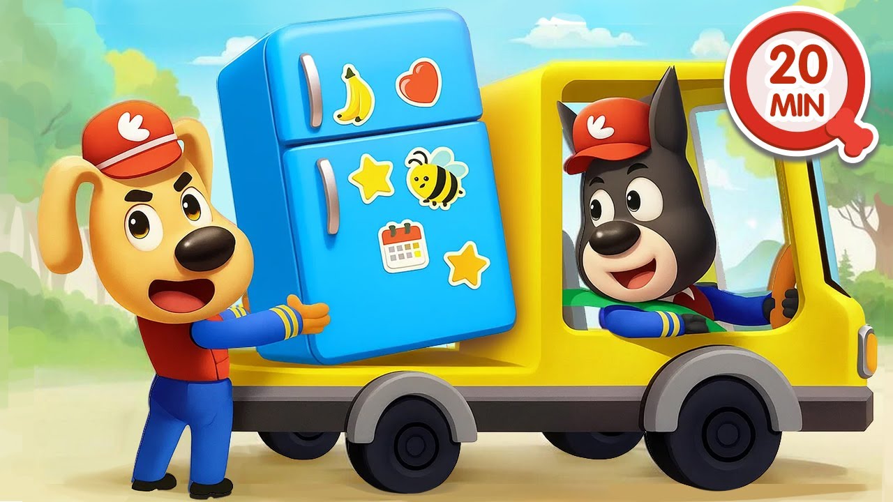 Repartidor 📦 Dibujos Animados 🔍Sheriff Labrador en Español