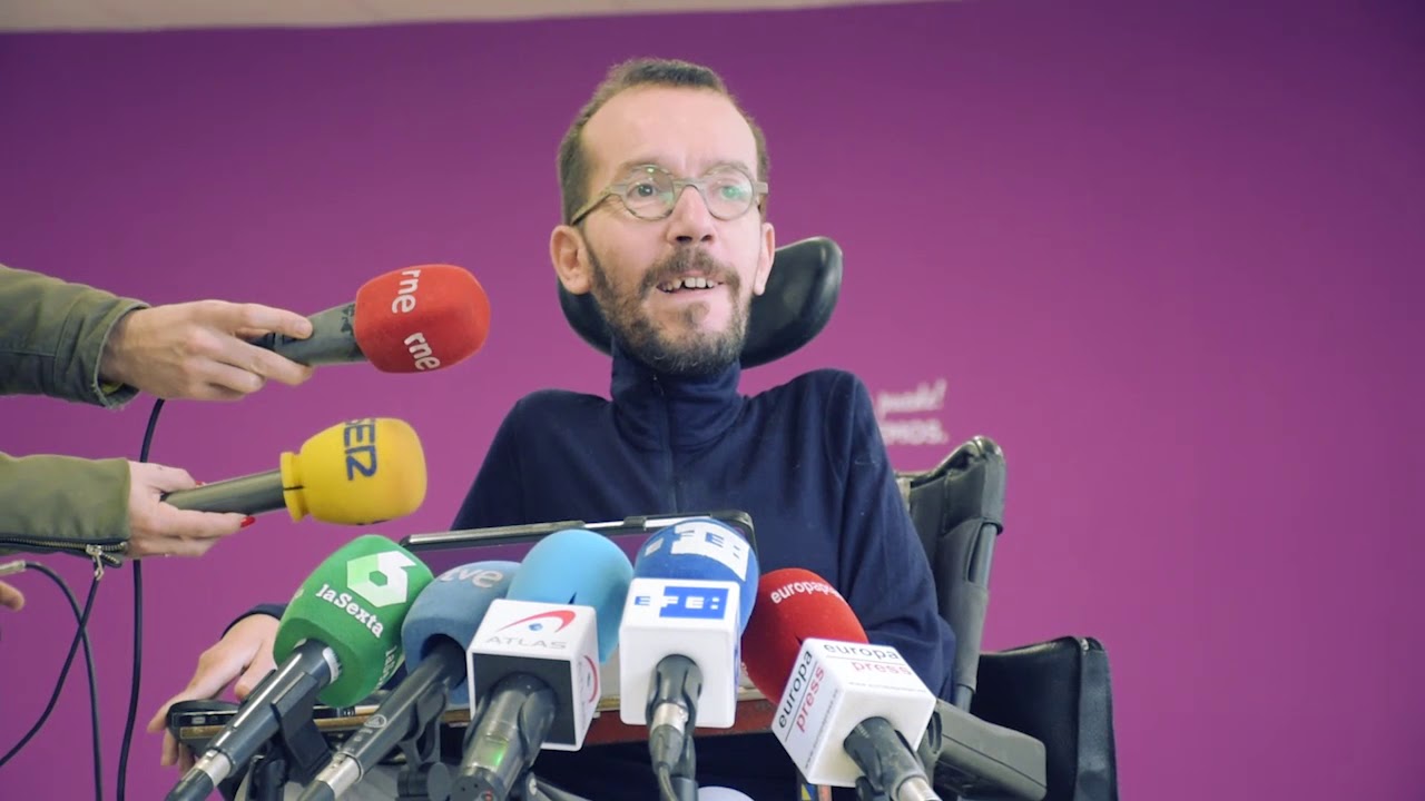 Pablo Echenique: “El rey ha intentado este año alejarse del discurso del ‘a por ellos’