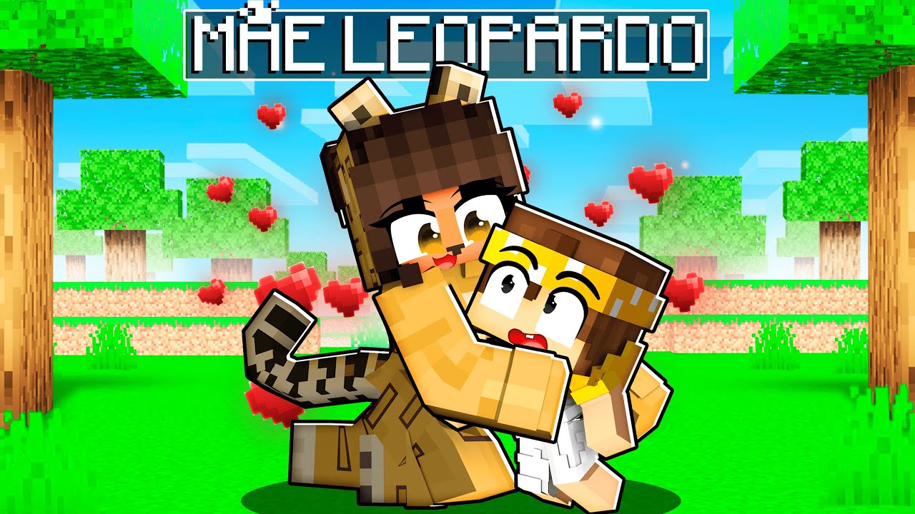 ALEX MONTE tem UMA MÃE LEOPARDO no Minecraft