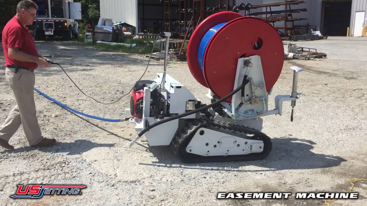 US Jetting Easement Machine