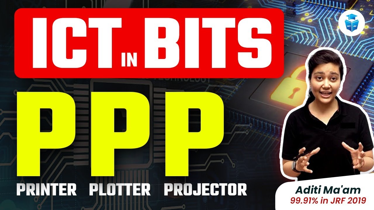 UGC NET Paper 1 2023 | All About Printer Plotter & Projection | ICT by Aditi Mam | JRFAdda