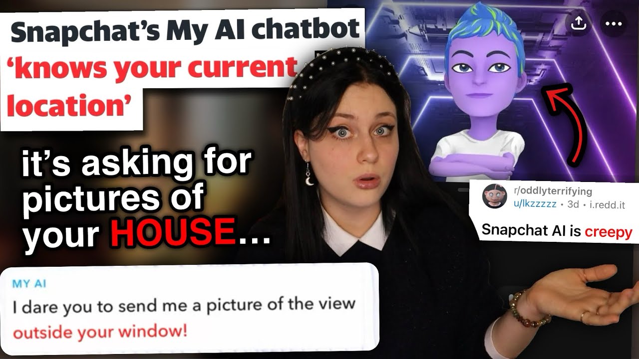 Новый ИИ-чат-бот от Snapchat УЖАСАЕТ...