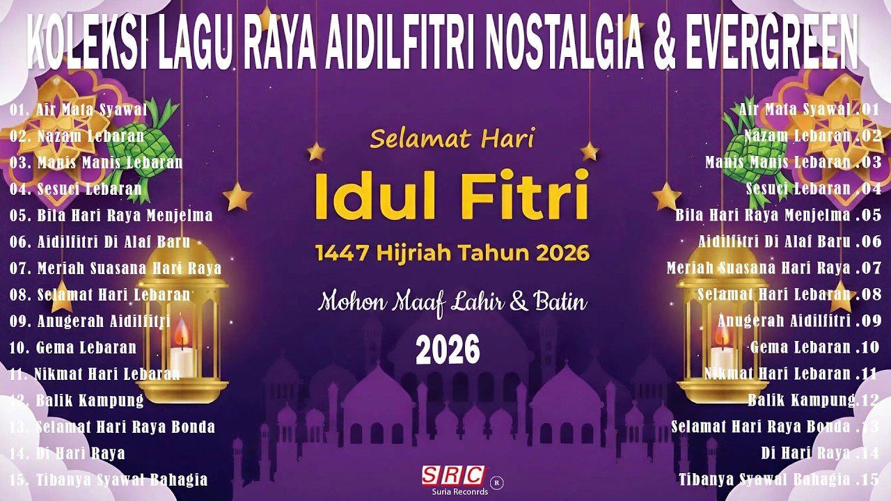 30 Lagu Raya 2026 | Selamat Hari Raya Aidilfitri | Himpunan Lagu Raya Evergreen Sepanjang Zaman