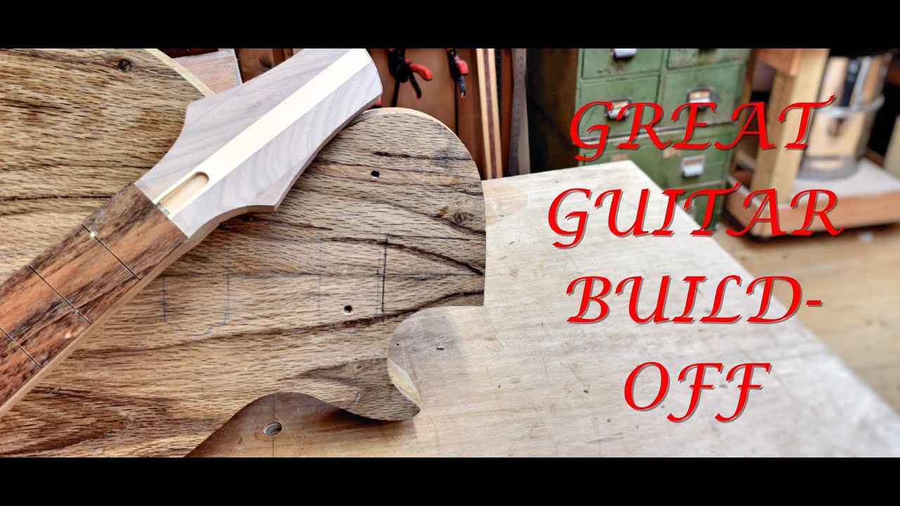 (Неофициальный) GREAT GUITAR BUILD-OFF — Видео 2, окантовка, грифы и вафли