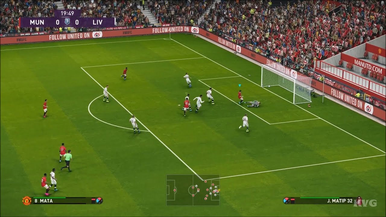 eFootball PES 2020 - Manchester United vs Liverpool - Gameplay (PS4 HD) [1080p60FPS]