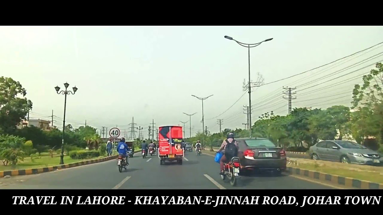 TRAVEL IN LAHORE -  KHAYABAN E JINNAH ROAD, JOHAR TOWN