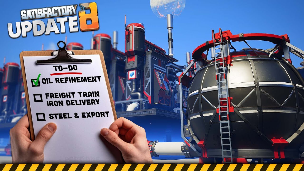 Using EVERY DROP of OIL to make STEEL!? - Let's Play Satisfactory
