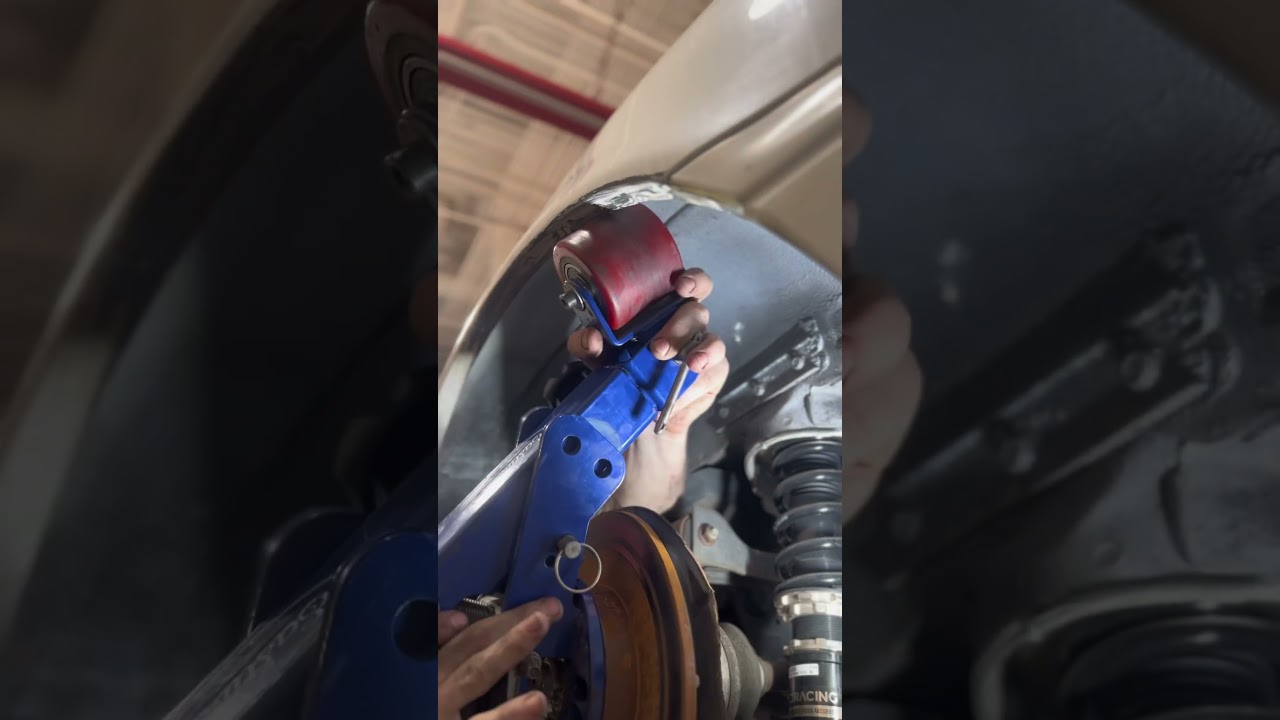 Rolling the fenders on our 1996 Miata #miata #cars #reels