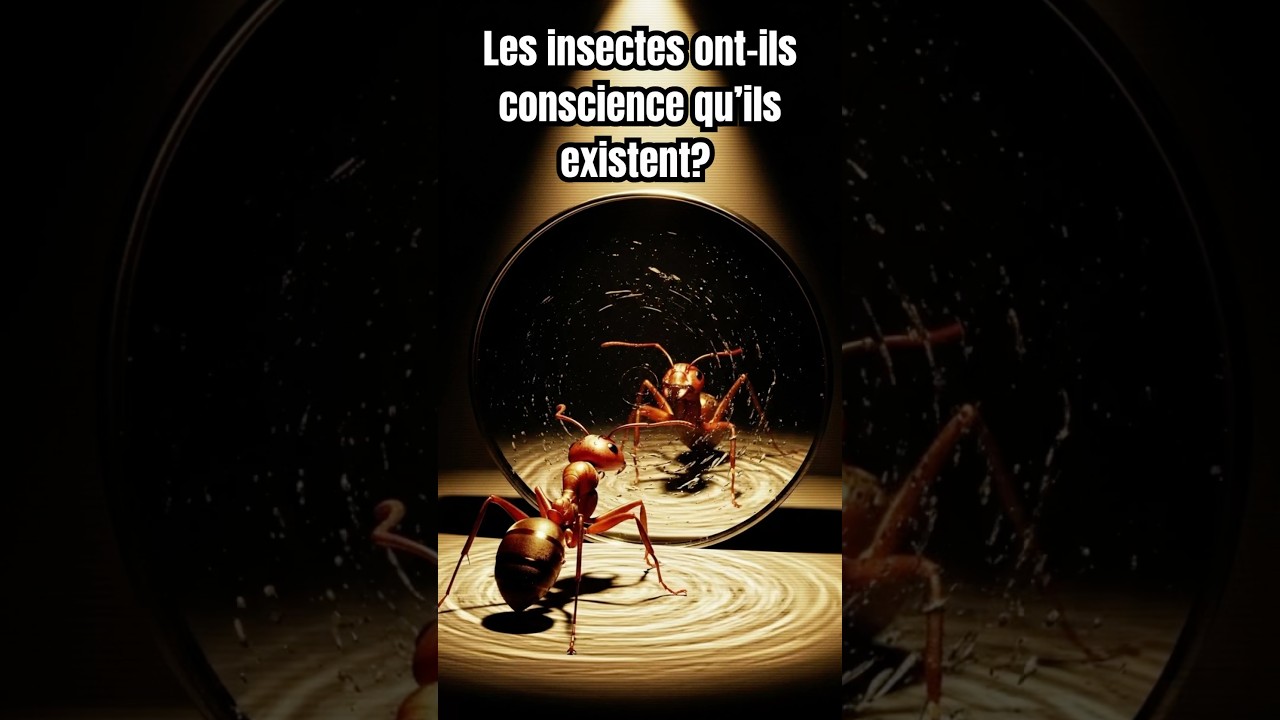 Les insectes ont-ils conscience qu'ils existent? (Le test du miroir)