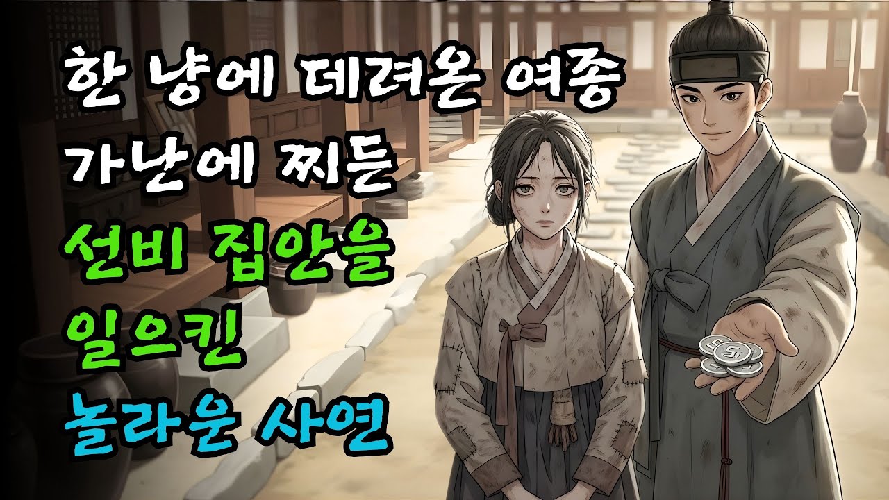 한 냥에 데려온 여종, 가난에 찌든 선비 집안을 일으킨 놀라운 사연 / 조선이야기 / 민담 / 오디오북