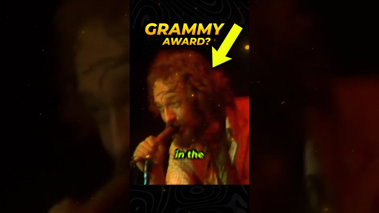Grammy Award? The Man Who Beat Metallica with a Flute #rock #jethrotull
