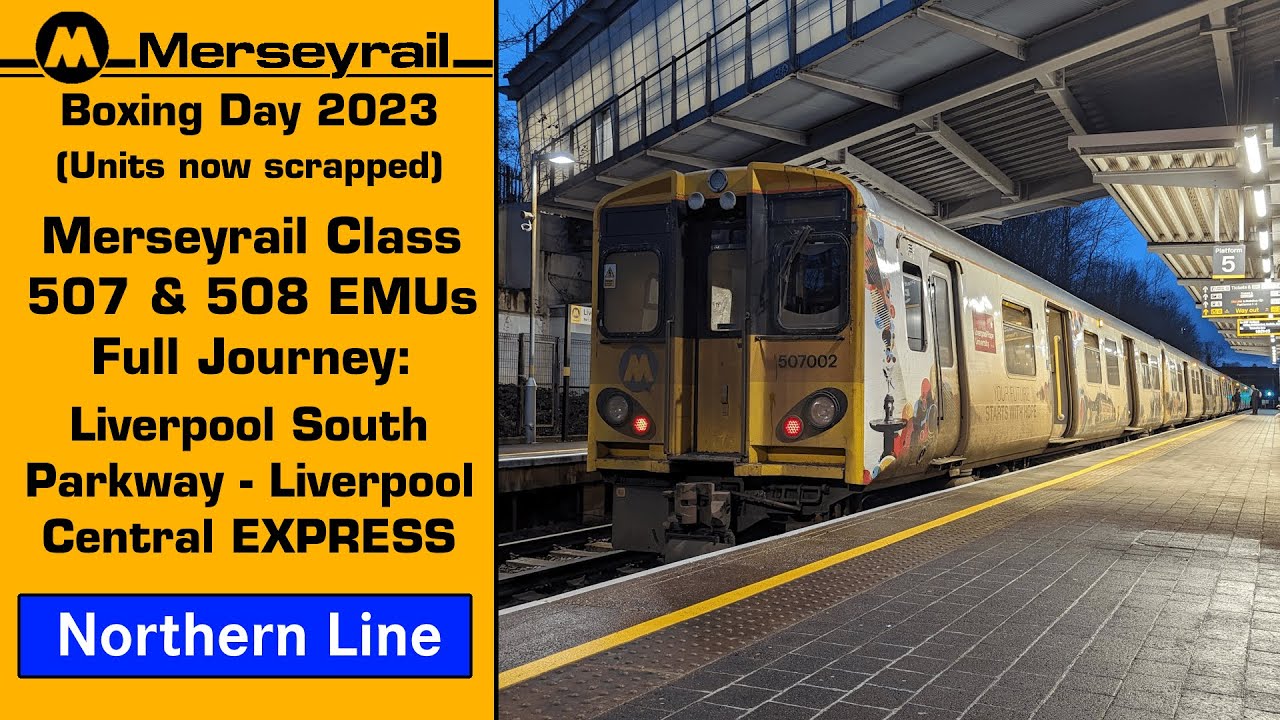 Merseyrail's Boxing Day 2023 EXPRESS Service! 1: Liverpool South Parkway - Liverpool Central