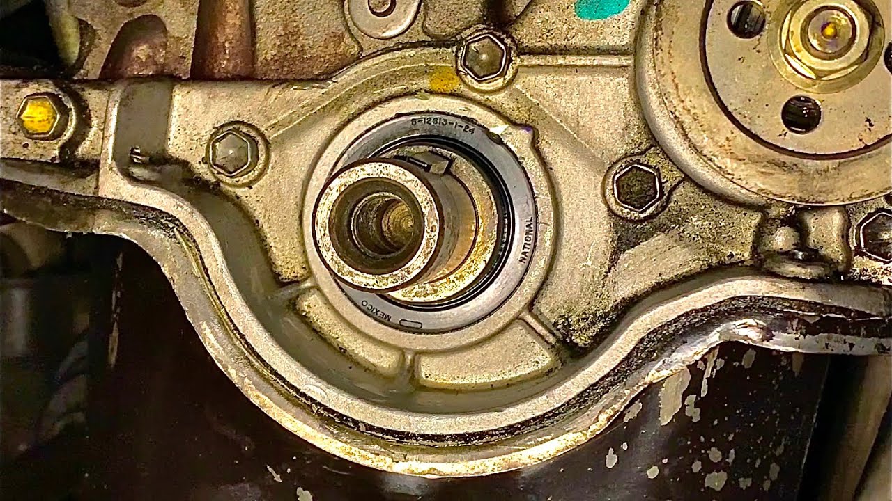 Reemplazo de selló de aceite de motor Toyota Tercel/Paseo @El Chano Jose