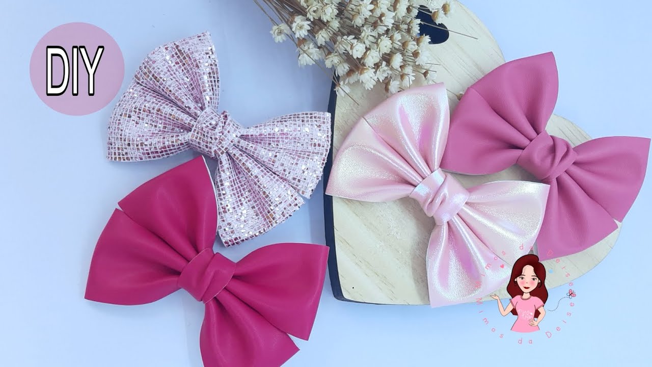 DIY LAÇO GRAVATINHA DUPLO DE LONITA