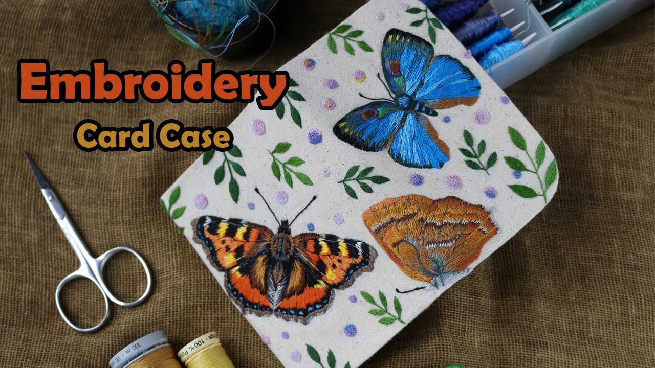 The making of Spring card case - Four Seasons Collection
