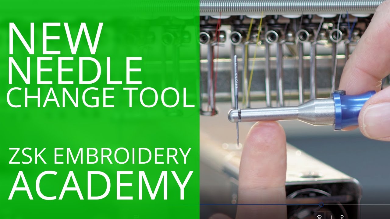 Needle Ease – The tool for easy and precise changing of embroidery needles.