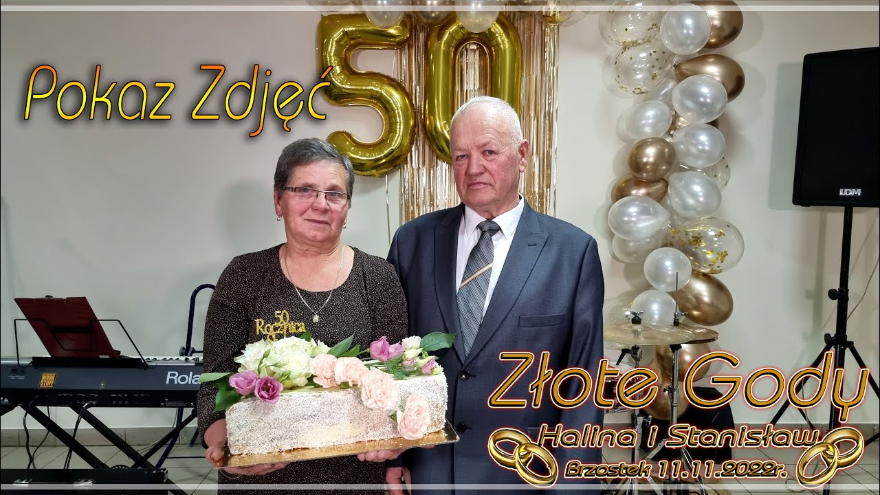 Złote Gody Haliny i Stanisława - Pokaz zdjęć