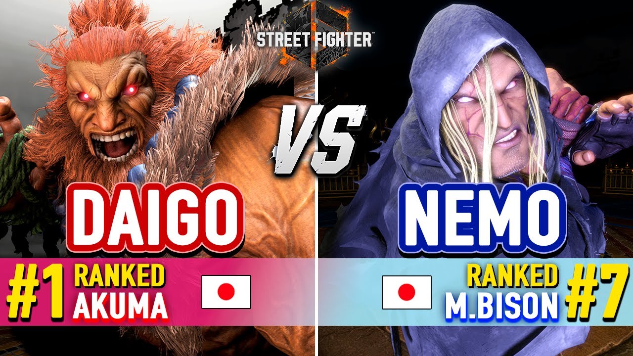 SF6 🔥 DAIGO (#1 Ranked Akuma) vs NEMO (#7 Ranked M.Bison) 🔥 Street Fighter 6 High Level Gameplay