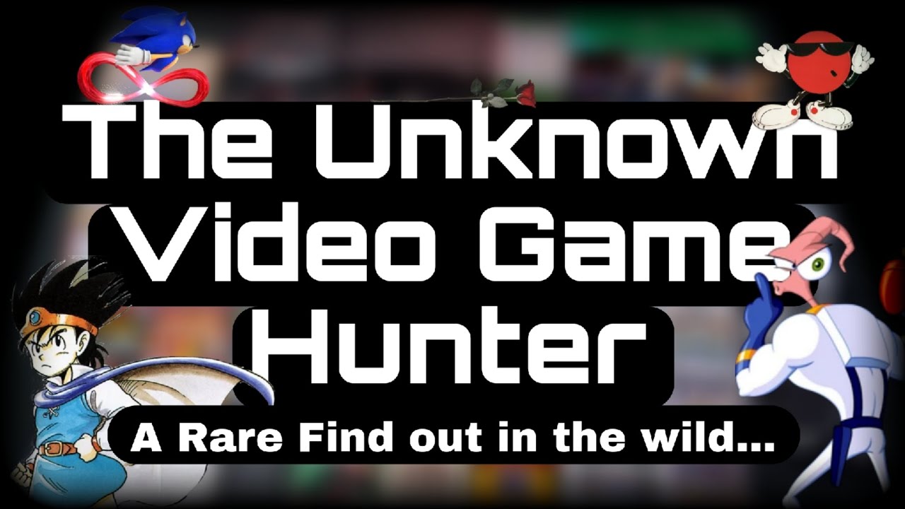 Video Game Hunting A Rare Find out in the wild...
