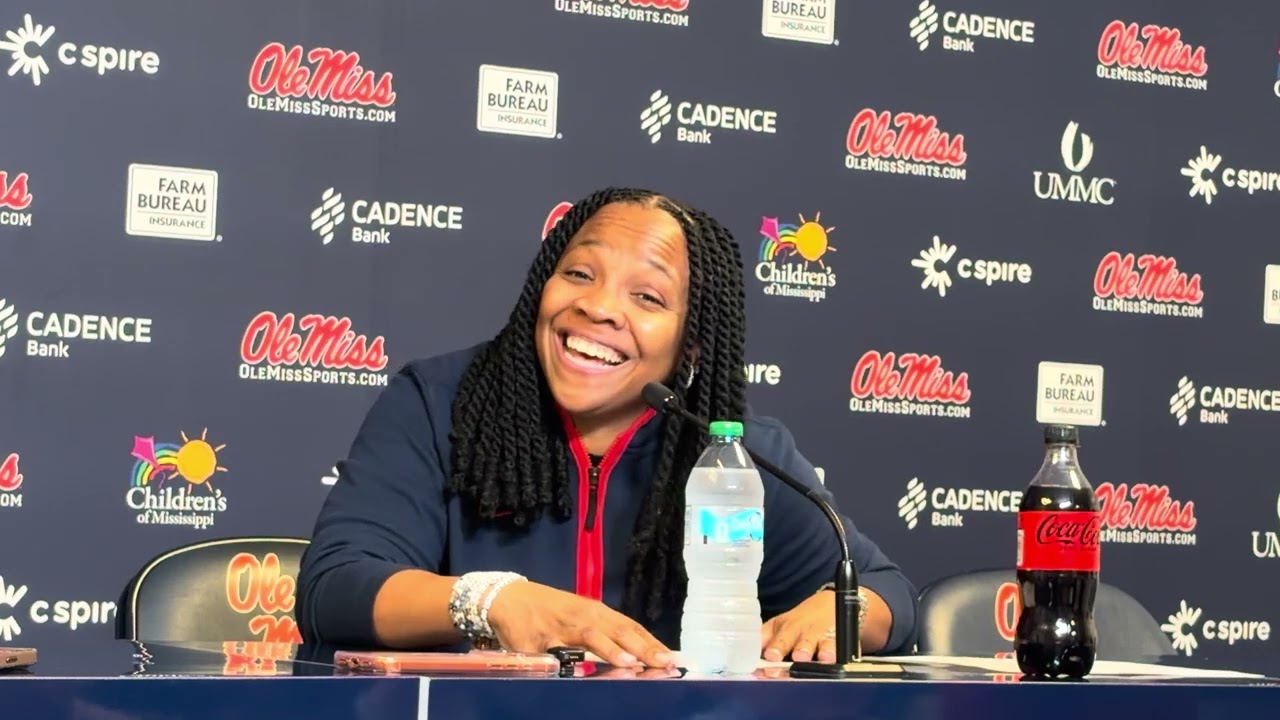 Ole Miss WBB HC Yolett 'Coach Yo' McPhee-McCuin REACTS to Win Over Lady Vols Basketball