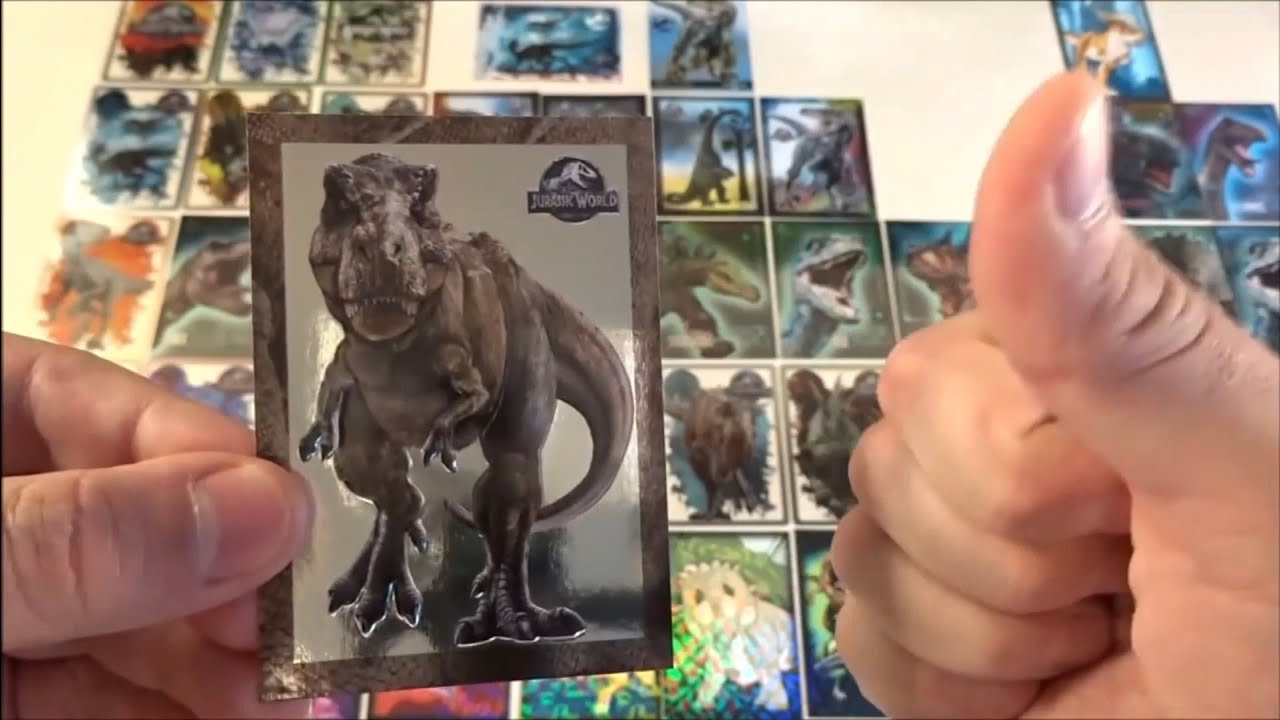 Quick Opening: Jurassic World 2 Fallen Kingdom Panini Booster Box & Very Rare Limited Edition Cards