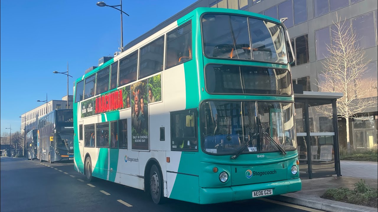 (KICKDOWN!) Stagecoach West ADL Trident ALX400 18420 AE06 GZS | Route 7