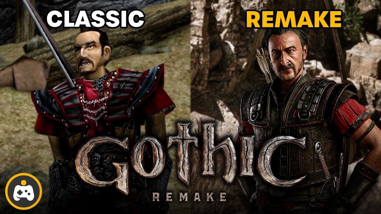 Gothic 1 Remake Vs Classic - Side By Side Gameplay Comparison