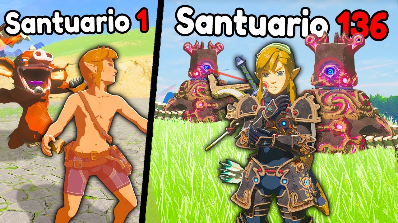 ¿Se pueden completar TODOS LOS SANTUARIOS con solo lo que encuentras DENTRO en Breath of the Wild?