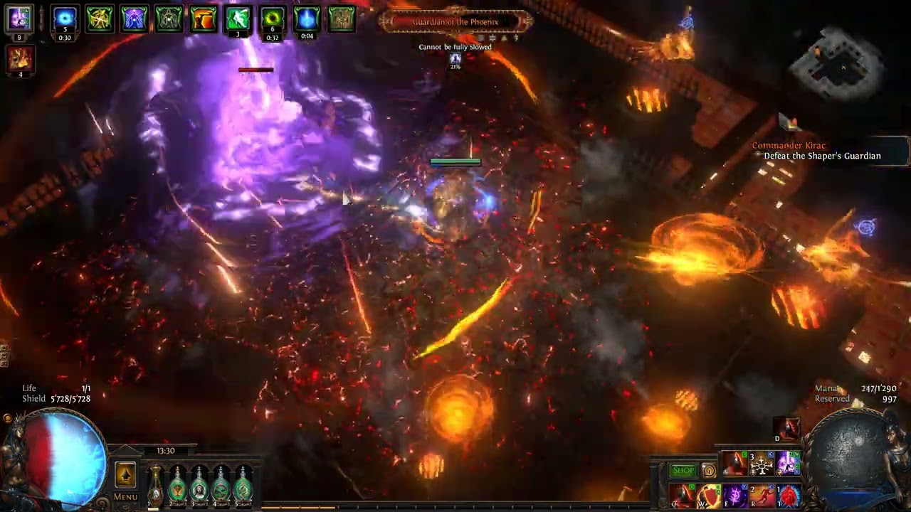 Path of Exile 3.20 - Hexblast Mines Trickster - Phoenix w/ Life/Resists