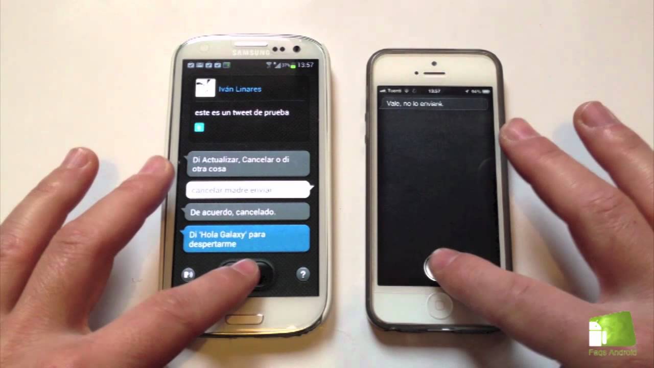 Comparativa Samsung Galaxy S3 vs iPhone 5 en español | FAQsAndroid.com