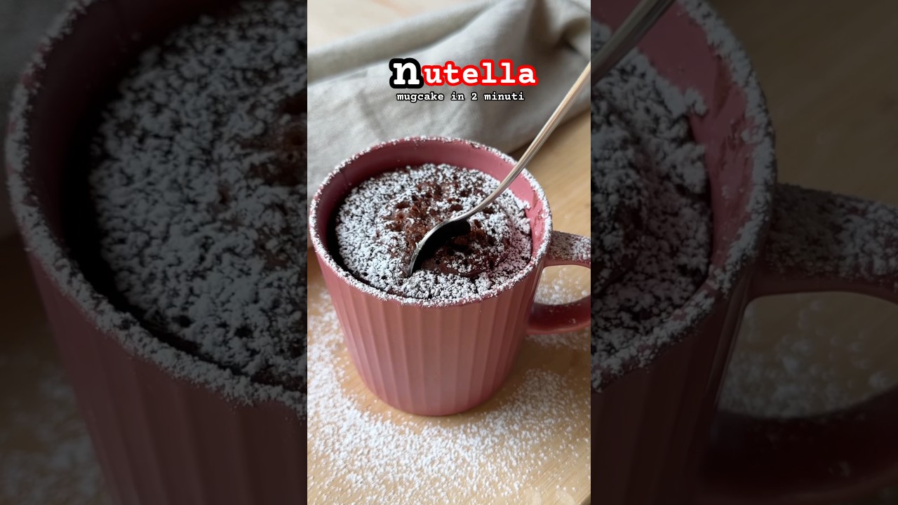 NUTELLA MUGCAKE IN 2 MINUTI ✨🌿