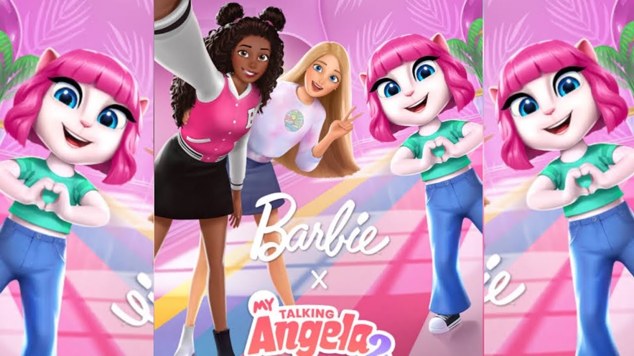 OMG! Barbie Joins My Talking Angela 2 🎀✨ New Update Surprise 