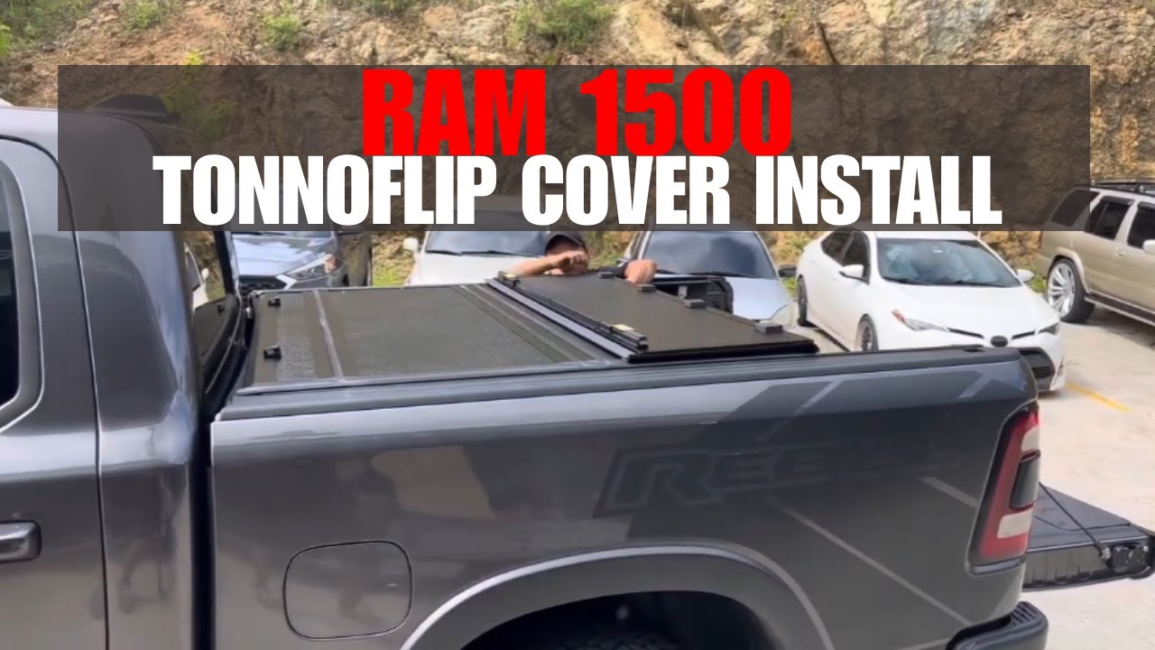 Ram 1500  Bed Cover Installation -TonnoFlip Tonneau Covers- #ram #tonneaucover