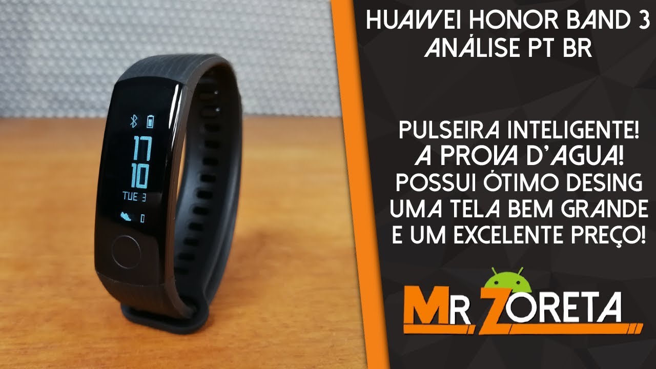 Huawei Honor Band 3 - A Destruidora de Mi Band 2?! Análise completa PT-BR