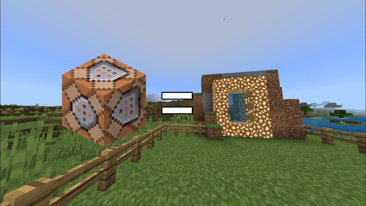 How to make aether portal with a Command Block