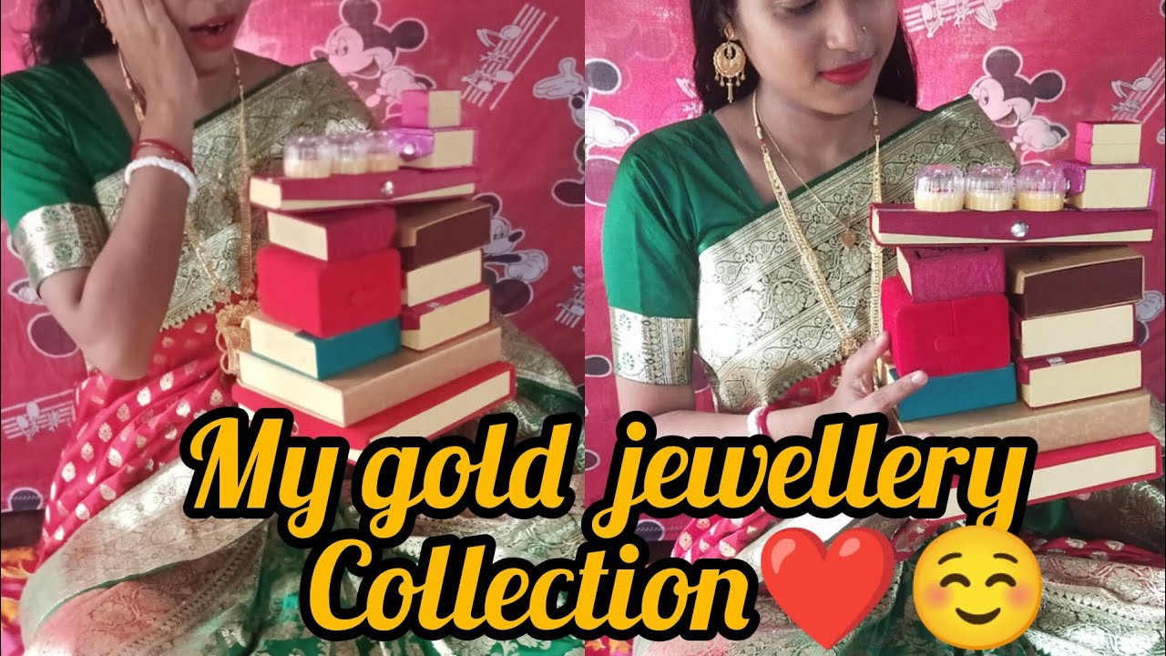 my gold jewellery collection🥰🥰 #viralvideo #collection #viralvideo