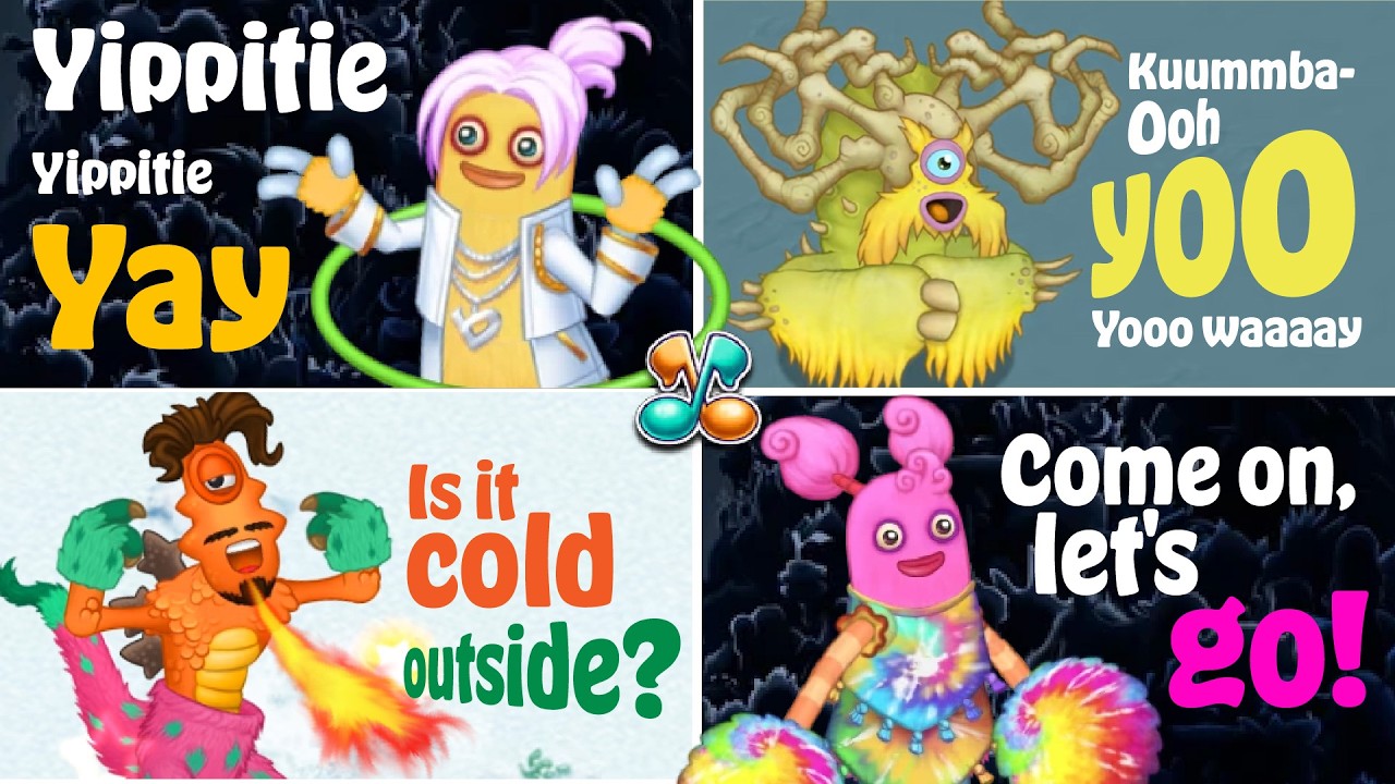 All Lyrics in My Singing Monsters | The Pomily, All Wubbox, All Werdos & More