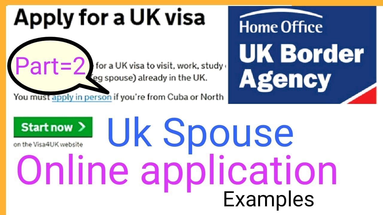 Online Uk Spouse visa 2019 Part=2 || How to fill uk visa application form online